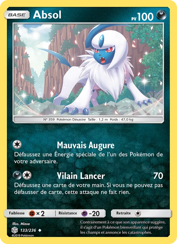 Absol, Éclipse Cosmique 133
