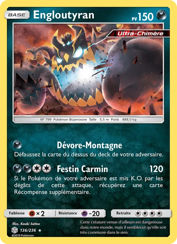 Engloutyran, Éclipse Cosmique 136