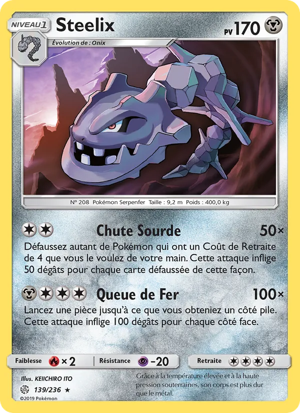 Steelix, Éclipse Cosmique 139