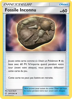 Fossile Inconnu, Éclipse Cosmique 207