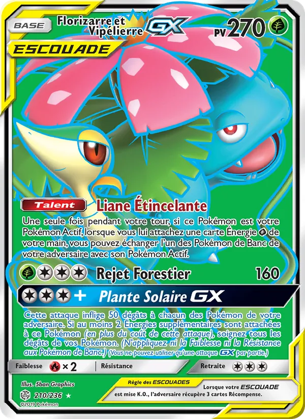 Florizarre et Vipélierre GX, Éclipse Cosmique 210