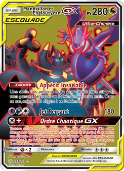 Mandrillon et Engloutyran GX, Éclipse Cosmique 223