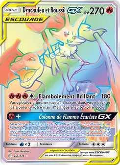 Dracaufeu et Roussil GX, Éclipse Cosmique 251