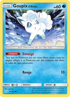 Goupix d’Alola, Éclipse Cosmique 39