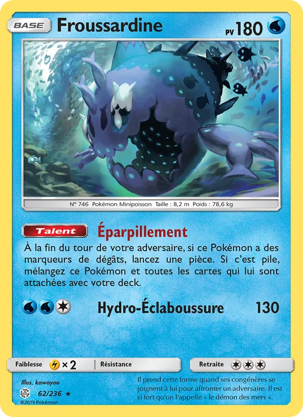 Froussardine, Éclipse Cosmique 62