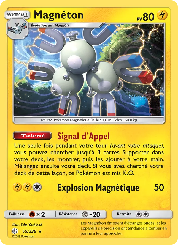 Magnéton, Éclipse Cosmique 69