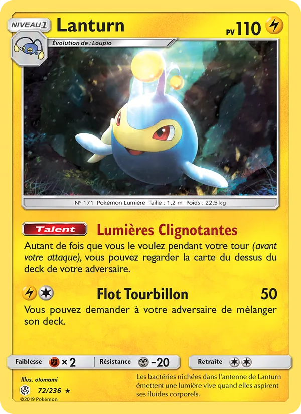Lanturn, Éclipse Cosmique 72