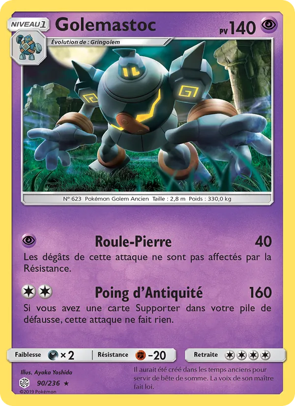 Golemastoc, Éclipse Cosmique 90