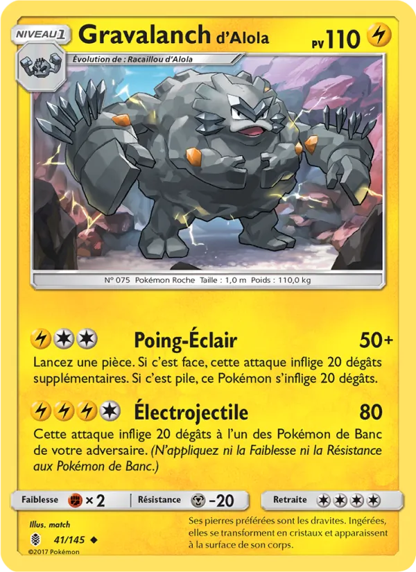 Gravalanch d’Alola, Gardiens Ascendants 41