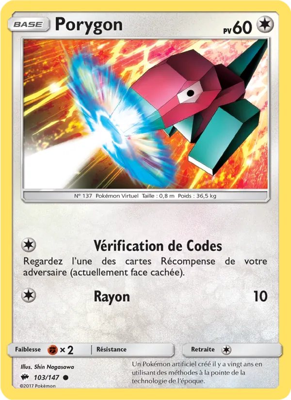 Porygon, Ombres Ardentes 103