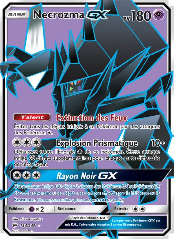 Necrozma GX, Ombres Ardentes 134