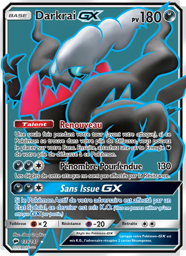 Darkrai GX, Ombres Ardentes 139