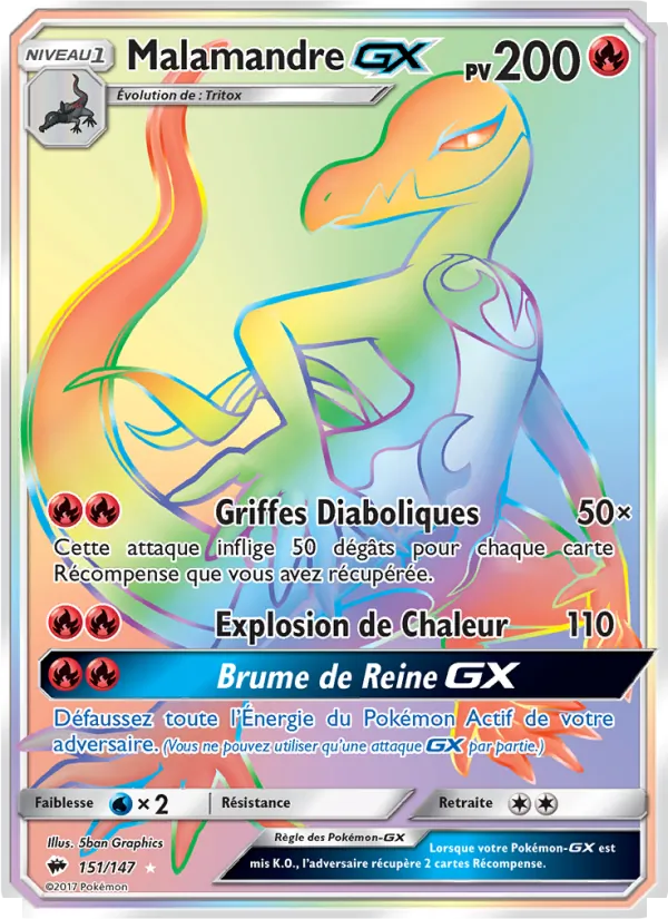 Malamandre GX, Ombres Ardentes 151