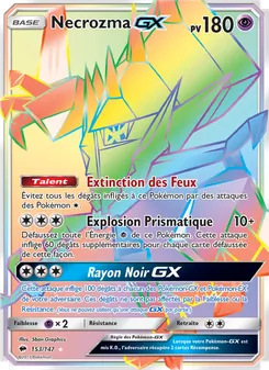 Necrozma GX, Ombres Ardentes 153