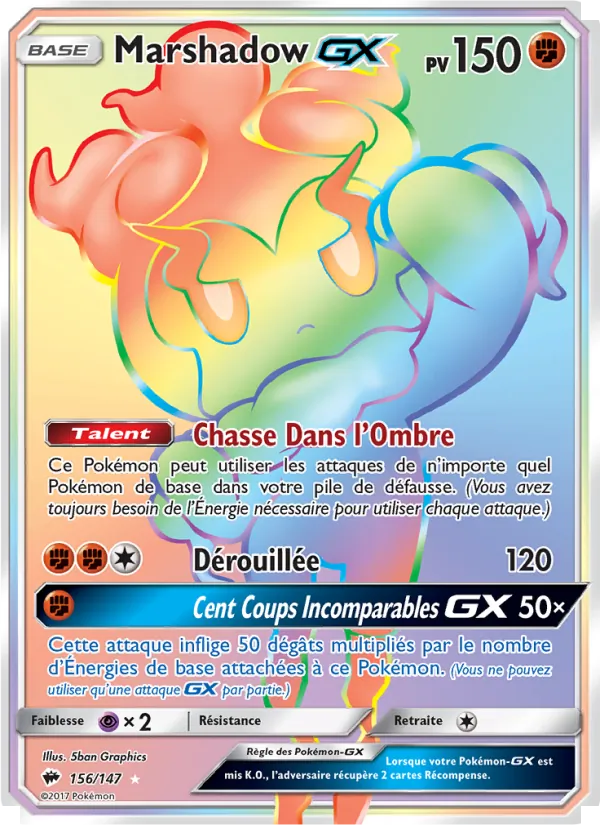 Marshadow GX, Ombres Ardentes 156