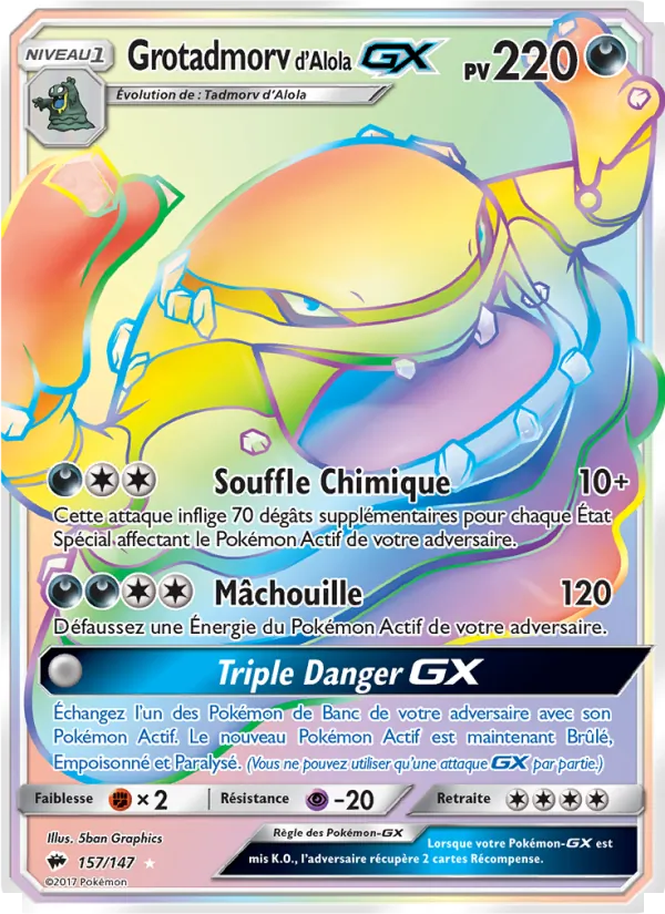 Grotadmorv d’Alola GX, Ombres Ardentes 157