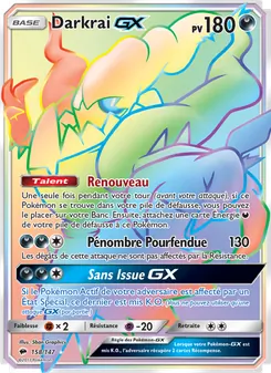 Darkrai GX, Ombres Ardentes 158
