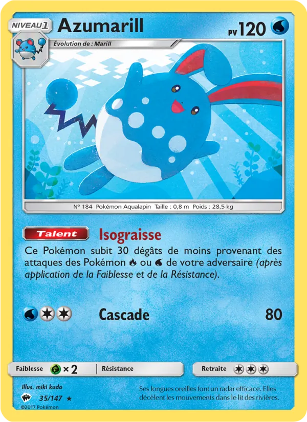 Azumarill, Ombres Ardentes 35