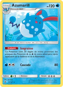 Azumarill, Ombres Ardentes 35