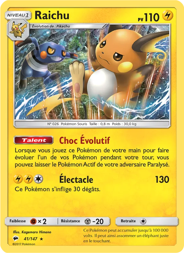 Raichu, Ombres Ardentes 41