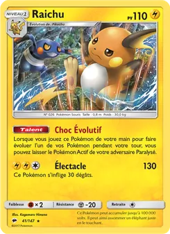 Raichu, Ombres Ardentes 41