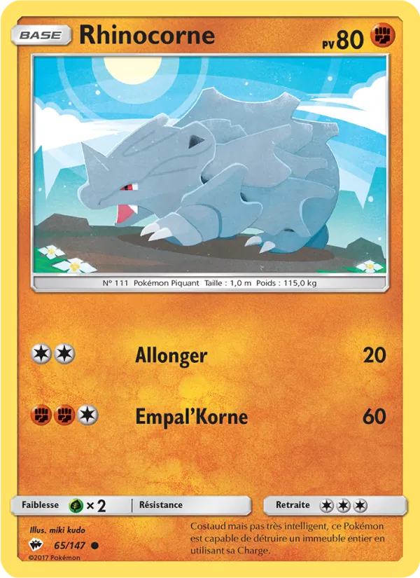 Rhinocorne, Ombres Ardentes 65