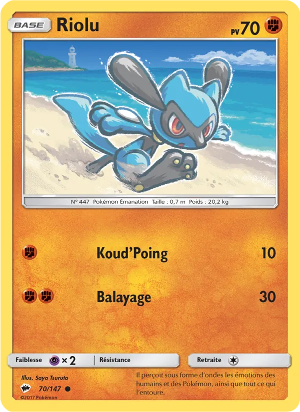 Riolu, Ombres Ardentes 70