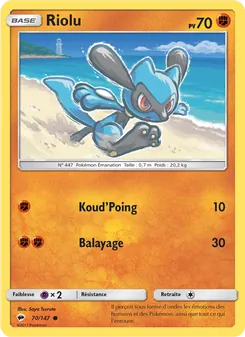 Riolu, Ombres Ardentes 70