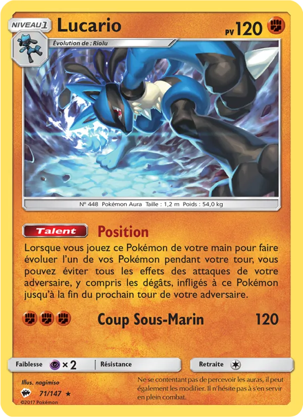 Lucario, Ombres Ardentes 71