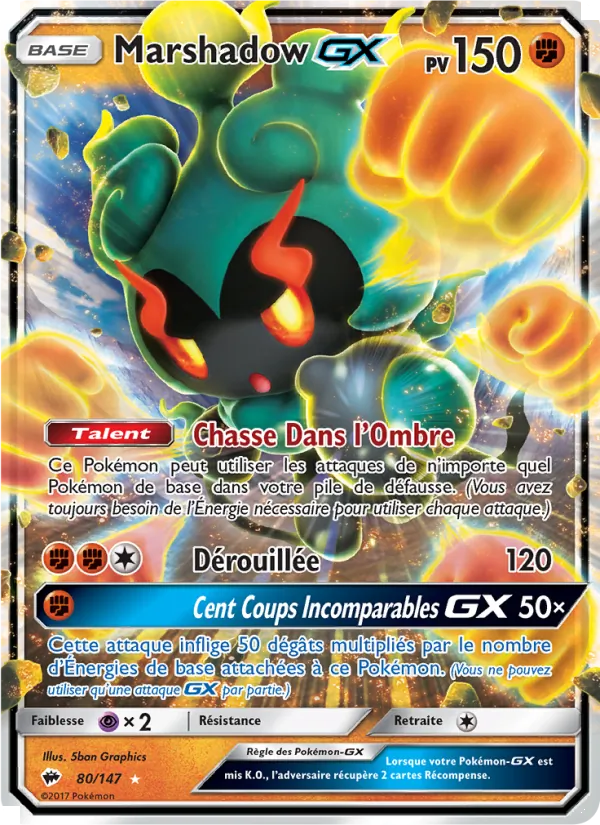 Marshadow GX, Ombres Ardentes 80