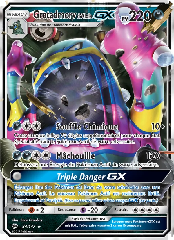 Grotadmorv d’Alola GX, Ombres Ardentes 84
