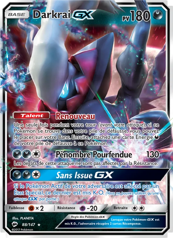 Darkrai GX, Ombres Ardentes 88