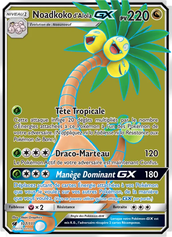 Noadkoko d’Alola GX, Invasion Carmin 107