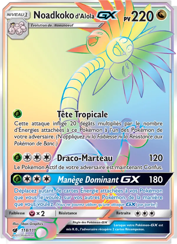 Noadkoko d’Alola GX, Invasion Carmin 118