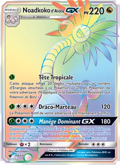 Noadkoko d’Alola GX, Invasion Carmin 118
