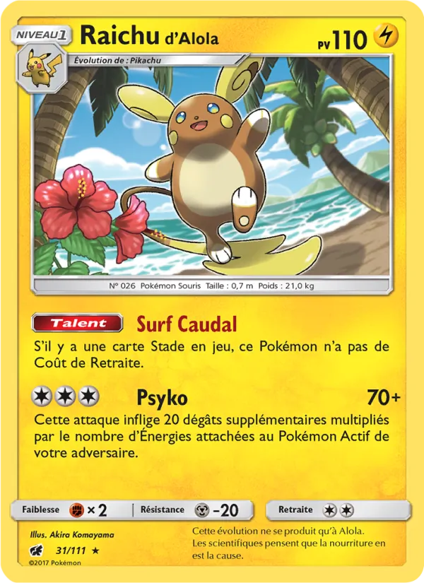 Raichu d’Alola, Invasion Carmin 31
