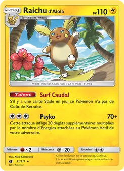 Raichu d’Alola, Invasion Carmin 31