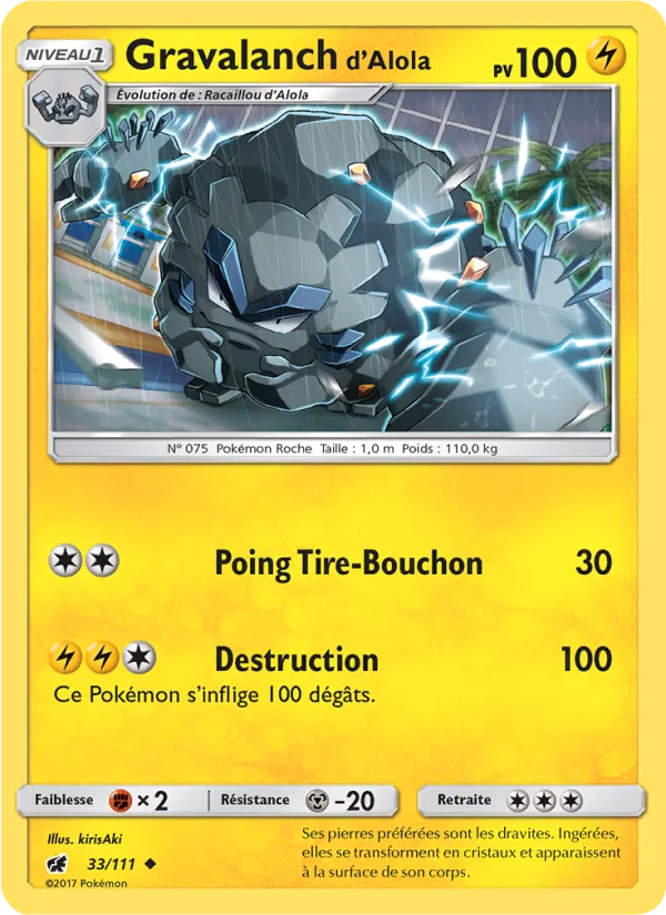 Gravalanch d’Alola, Invasion Carmin 33