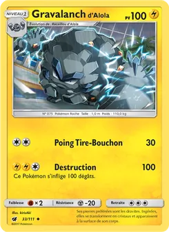 Gravalanch d’Alola, Invasion Carmin 33