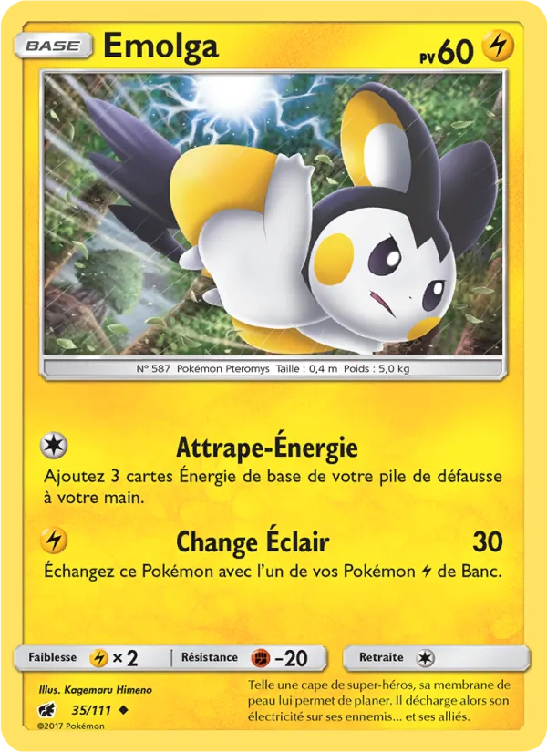 Emolga, Invasion Carmin 35