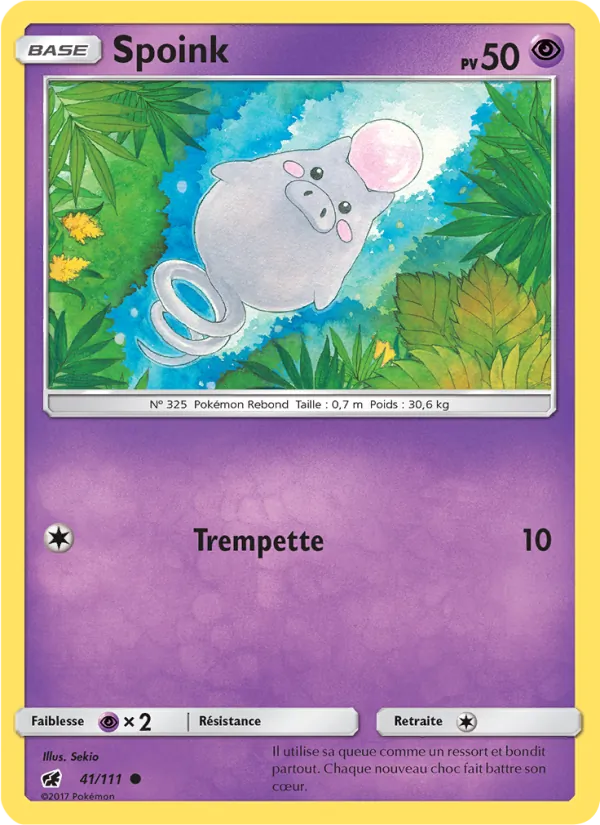 Spoink, Invasion Carmin 41