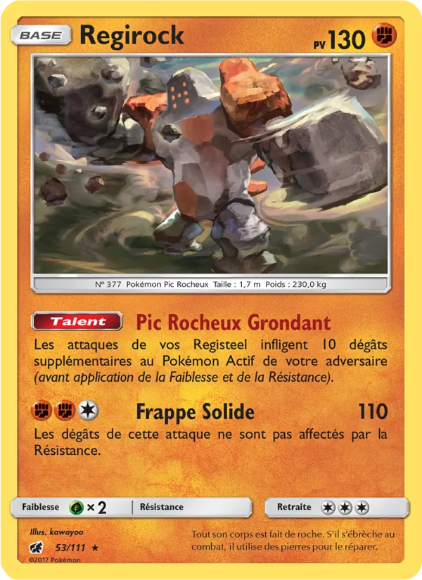 Regirock, Invasion Carmin 53