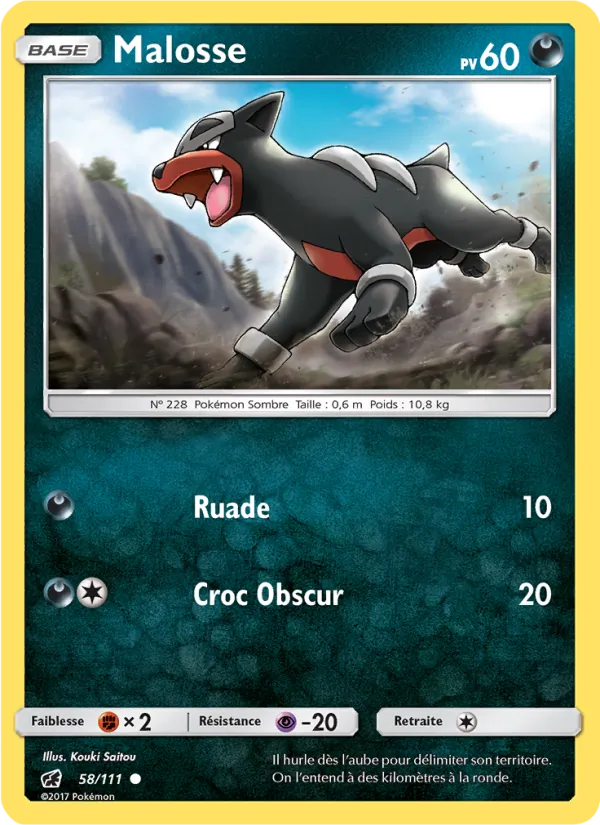 Malosse, Invasion Carmin 58