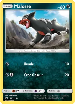 Malosse, Invasion Carmin 58