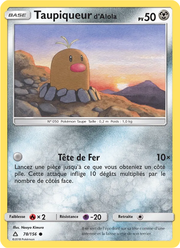 Taupiqueur d’Alola, Ultra-Prisme 78