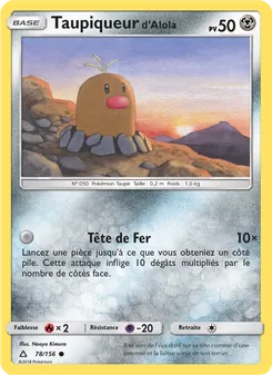 Taupiqueur d’Alola, Ultra-Prisme 78