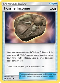 Fossile Inconnu, Lumière Interdite 116