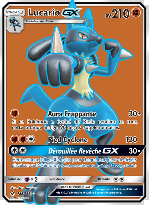 Lucario GX, Lumière Interdite 122