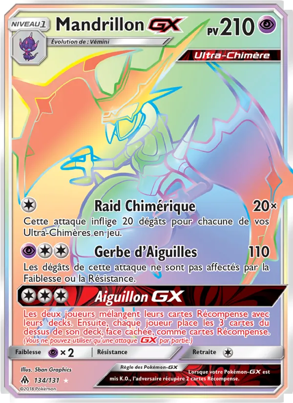 Mandrillon GX, Lumière Interdite 134