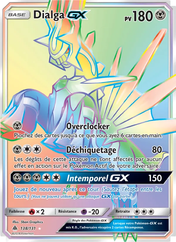 Dialga GX, Lumière Interdite 138